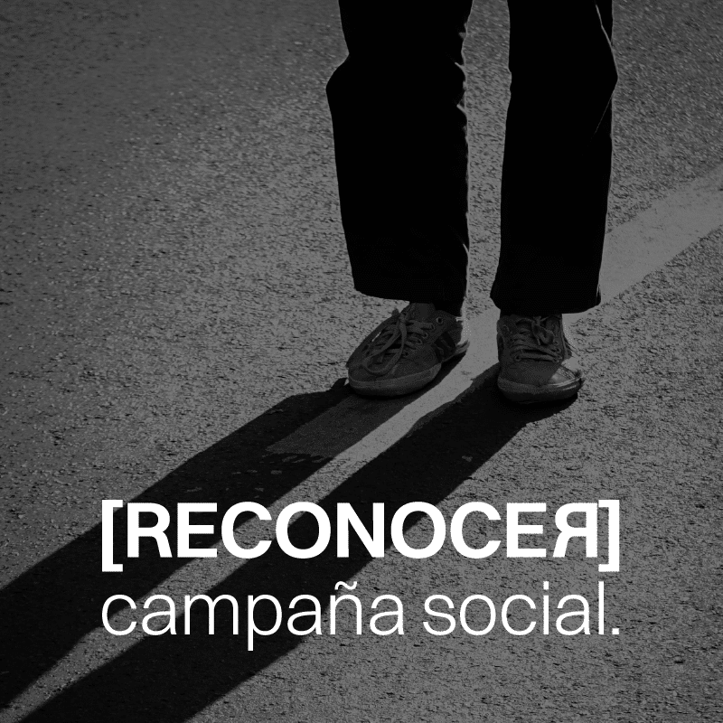 presentación del proyecto reconocer campaña social, diseño gráfico y branding por daniel londoño